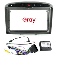 Marco Facial De 9 Pulgadas Para PEUGEOT 308 408 2008-2016 Kit De Panel De Estéreo De Radio GPS Para Coche Control Central - details 2