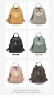 Mochila De Cuero Genuino 100% Zency Para Mujer Gran Capacidad Estilo De Viaje Nueva Mochila Para Damas Escuela Bolsa De Mano - details 11