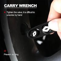 Cierre De Válvula De Neumático Para Ruedas De Coche Con Llavero Y Abrazadera Compatible Con Renault Megane 2 3 4 Twingo Clio Talisman Captur Trafic Kwid RS - details 4
