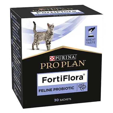 Pro Plan Fortiflora Purina para Gatos - 30 sobres - Suplemento alimentario para gatos - 1