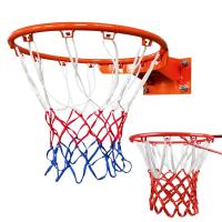 Malla De Baloncesto De Alta Calidad Y Durabilidad Tamaño Estándar Nylon Con Anillas Para Rama Y Ball Pum Redondo De 12 Pulgadas - details 0