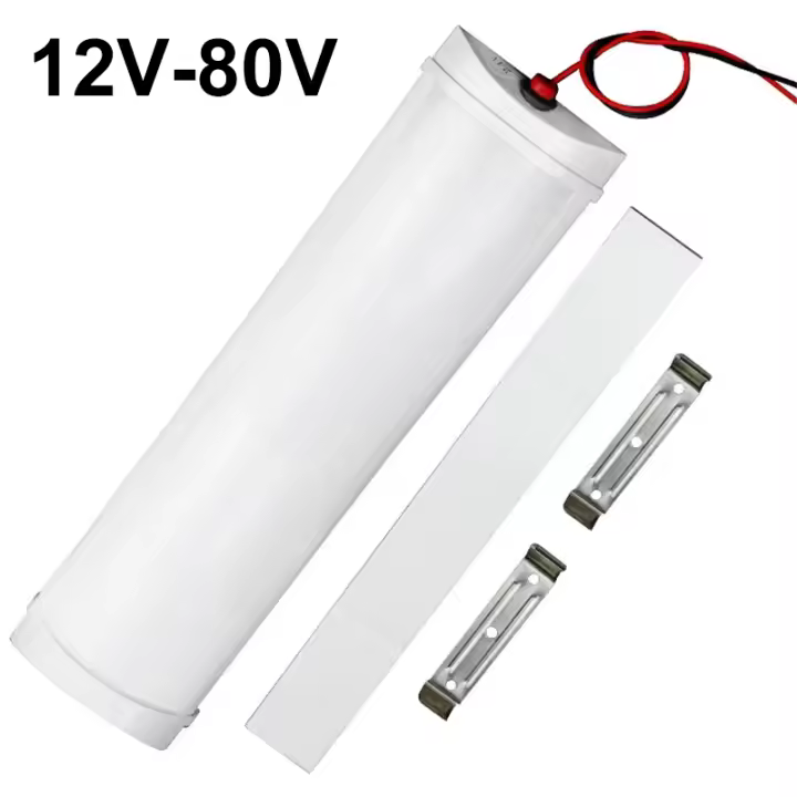 Lámpara LED Para Techo De Camión 72LED 12V 24V Para Interior De RV Camper Barco Y Vehículo Iluminación Tri-row Recta 6500K - 1