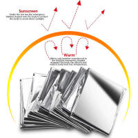 Manta Térmica De Supervivencia Y Emergencia Para Camping Y Senderismo 210x130cm Perfecta Para Maratones Y Actividades Al Aire Libre - details 2