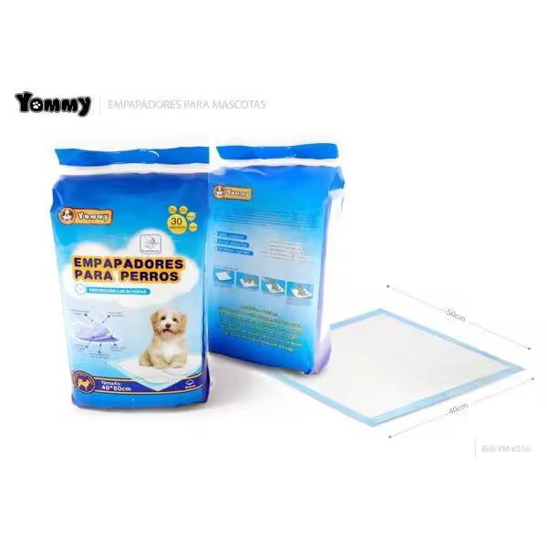 YOMMY Empapadores perro, gatos, animales, desechables, protección las 24 horas, todo tipo de tamaño, hasta siete vasos - 1