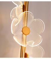 Lámpara Colgante LED Lustre Nordic Para Techo Dormitorio Niños Decoración De Habitación Cepillo De Metal Incluye Bombillas - details 10