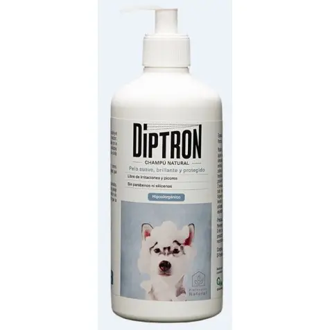 Champú Natural Diptron Hipoalergénico Para Perros 500 Ml - 1