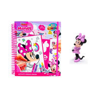 Minnie Figura Pvc 6.5cm Con Minnie Libro plantillas actividades para ninas ,bueno regalo ,Mickey Mouse, Disney - details 1