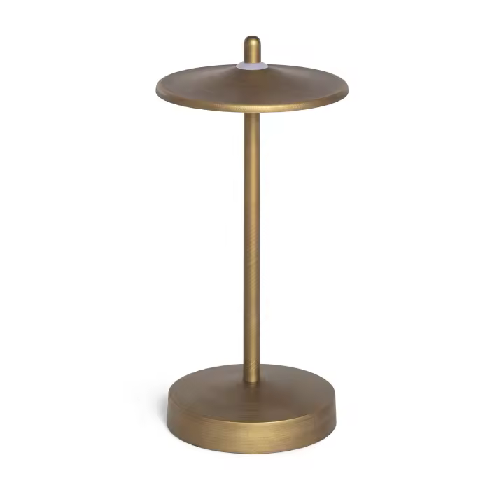 Ledkia Lámpara de Mesa LED Portátil para Exterior Metal con Batería Recargable Milevani Negro - 1