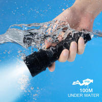 Linterna De Buceo LED Potente T6/L2 Profesional Antideslizante IP68 Impermeable Con Batería 18650 Para Aventuras Al Aire Libre - details 1