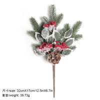 Adorno De Navidad 30CM Árbol De Navidad Ornamento De Nieve Pino Para Decoración Del Hogar Regalos De Año Nuevo Accesorio De Guirnalda - details 10