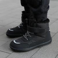 Botas De Ugg Estilo Invernal Para Niños Y Niñas Con Palmas Abiertas Y Forro Quilted Velcro Calientes Suela Antideslizante Para Frío - details 17