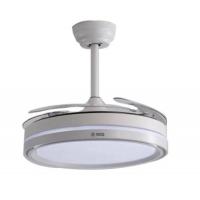 Ventilador de Techo con Luz ELCO PV-107HB, Aspas Retractiles, 107cm, Color Blanco - details 0
