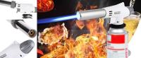 XOKOTAKI  𝗦𝗼𝗽𝗹𝗲𝘁𝗲 𝗱𝗲 𝗖𝗼𝗰𝗶𝗻𝗮, Mini Antorcha en Aluminio y ABS, Mechero con Tubo Resistente a Altas Temperaturas, Bloqueo de Seguridad, para Barbacoa y Cocina (Gas no Incluido) - details 2