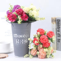 Bouquet De 1 Vaso De Hiedra Artificial Con 5 Cabezas De Algodón Decoración De Hogar Y Boda Falsa Lujo Para Interior Y Exterior - details 8