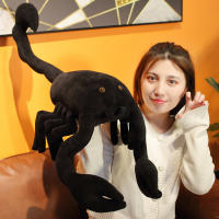 Grande Escorpión Negro De Peluche Realista Juguetes Simulación Animal Muñeco Regalo Para Navidad Cumpleaños Creativo Y Original Para Todas Las Edades - details 13