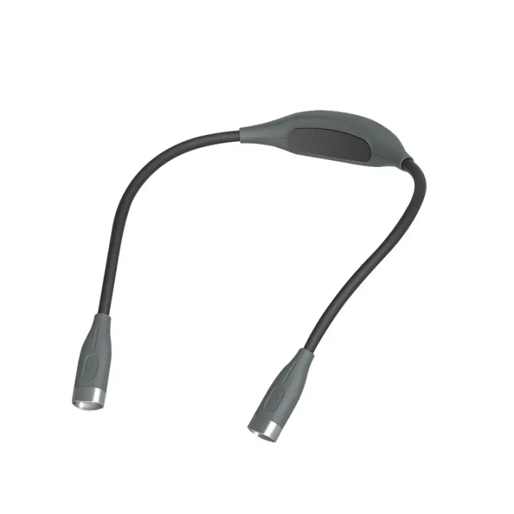 Lámpara de Cuello LED, lámpara de Lectura con Protección ocular para estudiantes, lámpara de Lectura con Carga USB, lámpara de Cuello portátil para correr por la noche al Aire Libre - 1