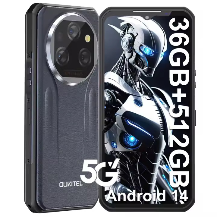 OUKITEL WP39 Pro 5G Movil Irrompible 36GB+512GB 11000mAh/33W Android 14 Smartphone, 6.6" FHD+ Teléfono Móvil （NFC） - 1