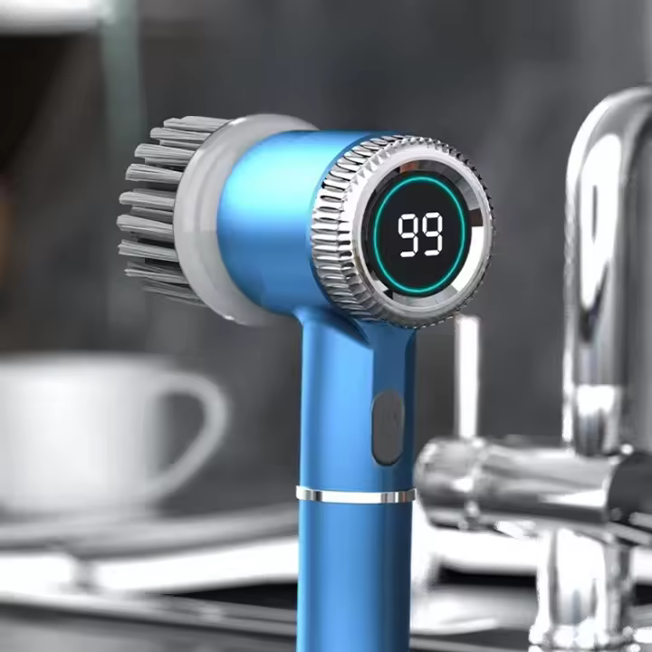Cepillo De Limpieza Eléctrico Multifuncional Para El Hogar Cocina Y Baño Silencioso Cepillo De Poder Herramientas De Limpieza - 1