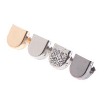 10 Pcs Toppers De Laces Metálicos Para Zapatillas Kit DIY De Cierre De Laces Sin Amarrar Material Plástico Color Sólido - details 2