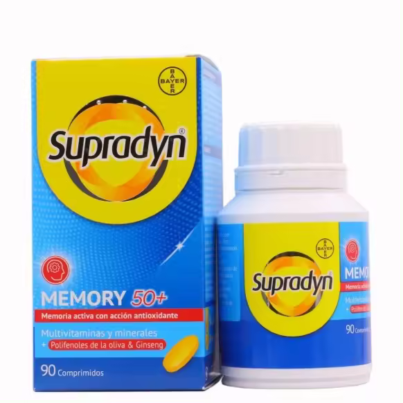 Bayer Supradyn Memory 50+ 90 Comprimidos Multivitamínico - 1