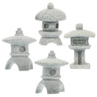 Mini Gáyabo Retro Lantejuelas Chinas Estatua De Mini Pagoda Decoración De Piedra Adorno Arquitectónico Para El Hogar Y Jardín - details 0