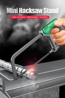LAOA Mini Hacksaw Soporte Pequeño Para Carpintería Multifuncional Pequeña Lámina De Metal PVC Corte De Madera Herramienta De Mano - details 5