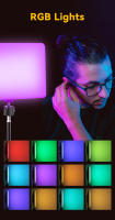Kit De Iluminación Fotografía Y Video LED RGB Con Trípode Para Fotografía En Estudio Y Transmisiones En Vivo YouTube - details 2