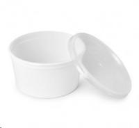 Tarrina Blanca PP con Tapa Incluida 500cc/1000cc - Resistente, Reutilizable y Duradera - Pack de 50 Unidades - details 1