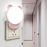 Lámpara Nocturna LED Para El Hogar Y Dormitorio Luz De Noche Para Niños Corredor Cocina Con Enchufe EU US UK Regalo Práctico Y Decorativo - details 1