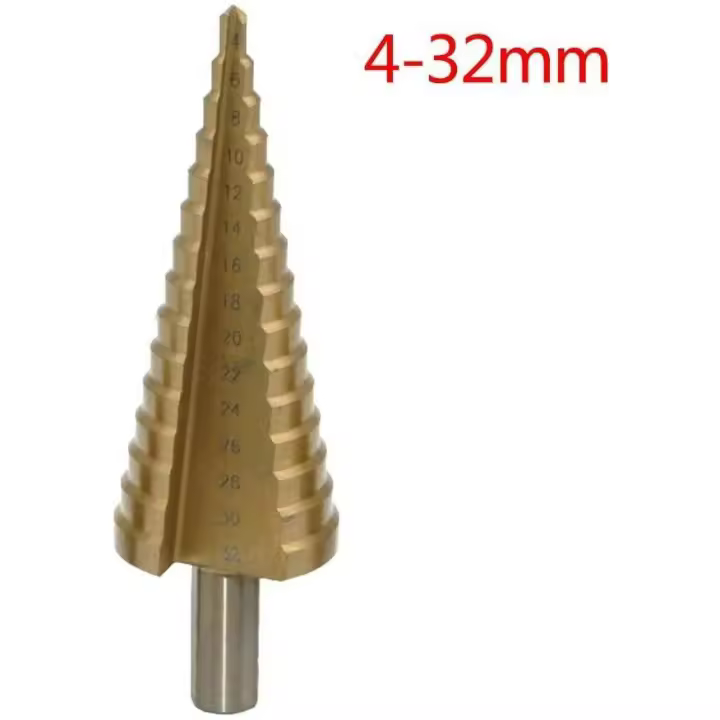 BROCA ESCALONADA DE 4 A 32 MM LONGITUD TOTAL 107 MM - 1