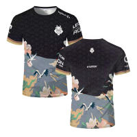 Camiseta De Verano 2024 Esports Impresión 3D Equipo Nacional G2 Deporte Transpirable Oversize Hombre Cuello Redondo - details 1