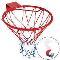 Red De Baloncesto Duradera De 48cm Tejido De Nylon Tri-Color Universal Reemplazo Para Rama De Baloncesto Mesh Compatible Con Todas Las Horquillas De Baloncesto - details 11
