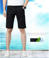 Shorts Casuales Para Hombre Verano 2024 Pantalones Con Gran Bolsillo Estilo Recto Slim De Rodilla Para Playa Moda Casual - details 1