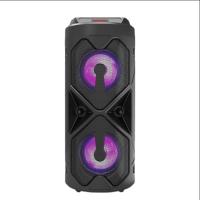39x17cm Large Party Speakers with Microphone, Car Gun Barrel Karaoke Cart Portable Speaker with LED Display, Cheap - details 0