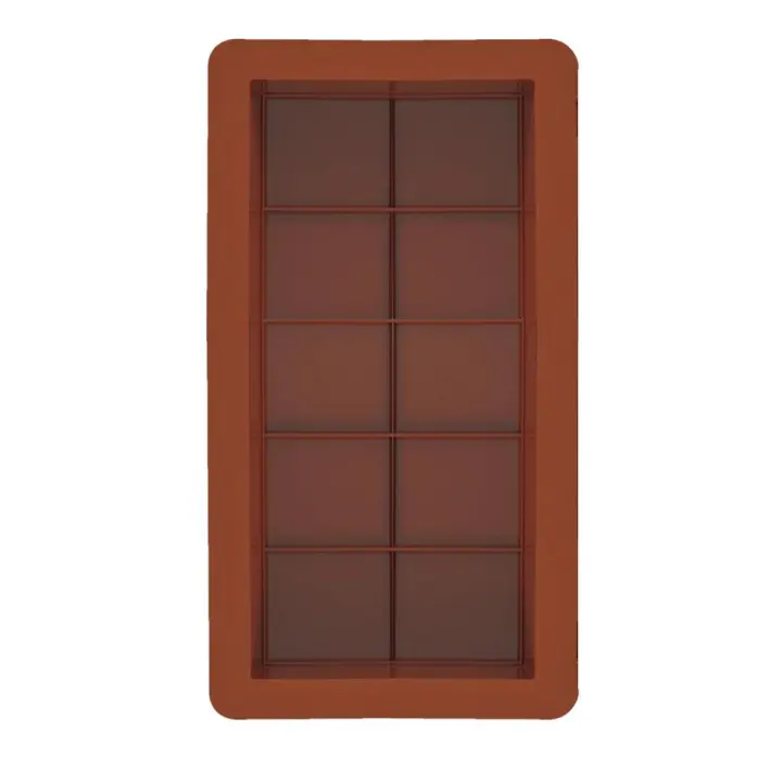 Molde De Chocolate En Barra De Silicona Para Hornear Y Pastelería De Grado Alimenticio Multipropósito Grande Para Cocina Y Repostería - 1