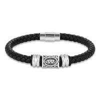 Pulsera Vikinga Vintage Con Runas Para Hombres Y Mujeres Hecha a Mano En Cuero Con 24 Runas Nórdicas Pulsera Escandinava De Amuleto Para Parejas Regalos - details 23