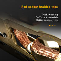 Pinza De Tierra De Cobre Grueso Para Soldadura Soporte De Electrodo Con Cable De Tierra Herramienta De Soldadura 300A 500A Clip De Soldadura - details 5