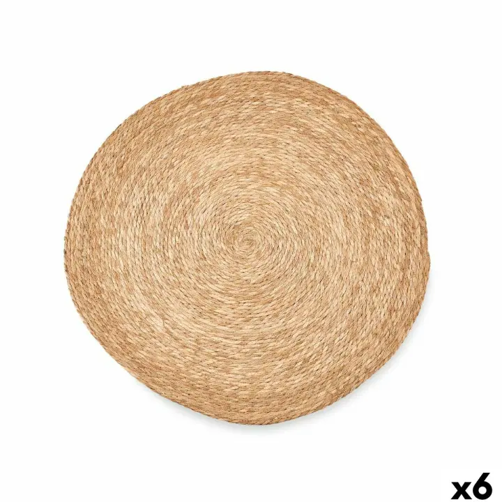 Alfombra LR23151-80 Natural Esparto 80 x 2 x 80 cm (6 Unidades) - 1