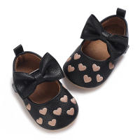 Zapatos De Princesa Para Bebé Niña En Lace Blanca Mocasines Con Lazo Y Borde Antideslizante De Goma Primera Calzado Para Caminar - details 202