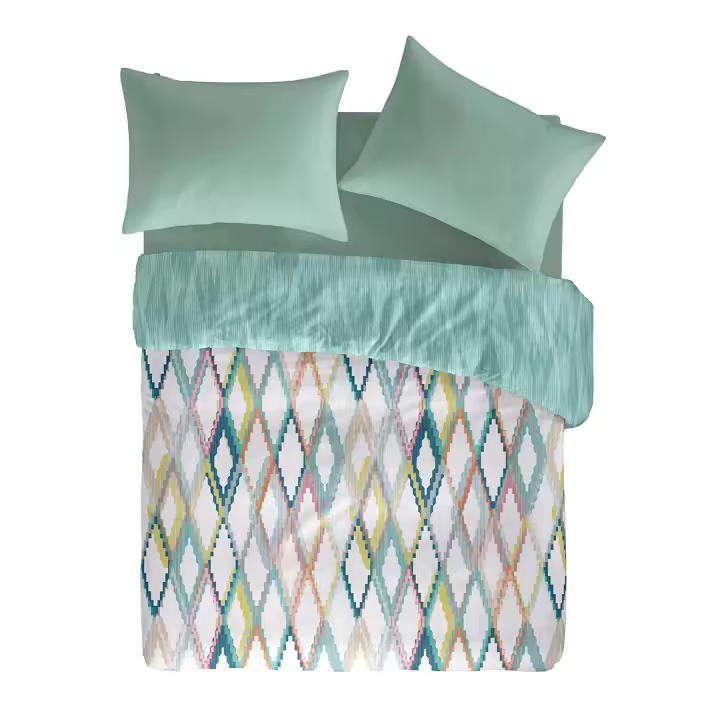 NAF NAF - Funda nórdica reversible de algodón 144 hilos IBOR A-B. Varias medidas disponibles. - 1