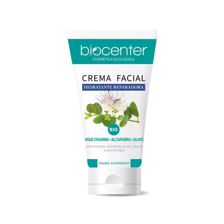 BIOCENTER Crema Facial natural Hidratante y Reparadora - Ecológica y vegana - 1