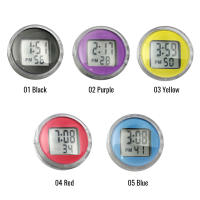 Reloj Digital Pequeño Y Resistente Al Agua Para Motocicleta Reloj De Pulsera Estilo Adhesivo Decorativo Para Coches Accesorios De Interiores - details 4