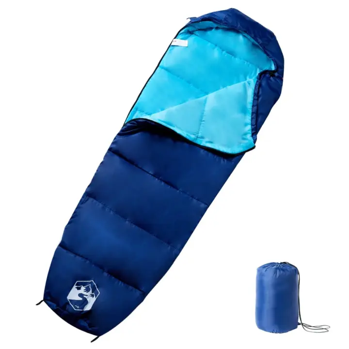 vidaXL Saco de dormir tipo momia de camping para adultos 3 estaciones - 1