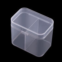 Organizador De Uñas Plástico Transparente Contenedor Para Algodón De Limpieza Y Remover Accesorios De Maquillaje Caja De Herramientas - details 2