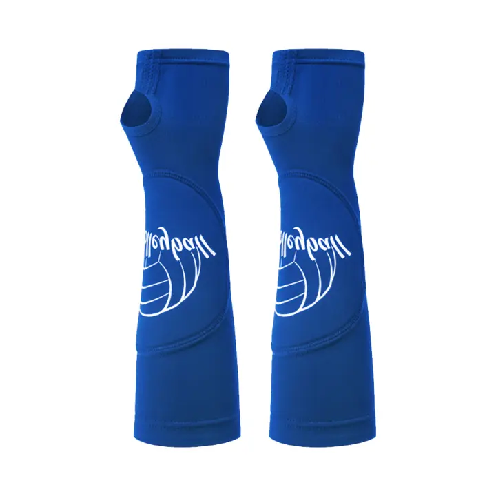 GOBYGO 1 Par De Protección De Braza Deporte Manga De Compresión Para Voleibol Baloncesto Soporte De Muñeca Entrenamiento Y Prueba Tamaño S/M L/XL Colores Negro/Azul/Naranja Rojo - 1