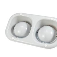 Cuenco De Acero Inoxidable Para Gatos Y Perros Doble Con Base Antideslizante Alimentador De Agua Para Mascotas Protector De Cuello Para Gatos Y Perros - details 9