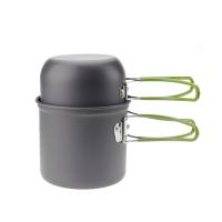 Juego De Cocina Para Camping De Un Solo Persona En Aleación De Aluminio Pesado Y Compacto Para Viajes Y Acampar - details 2
