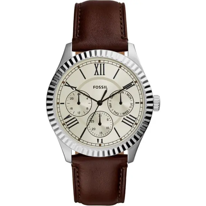 FOSSIL FS5633 Reloj de cuero marron multimtifción para hombre-Relojes Chapman Fossil - 1