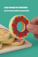 Juego De Encaje De Donuts De Madera Juguete Educativo Montessori Para Niños Juego De Alineación De Colores Y Educación Temprana Para Guarderías - details 2