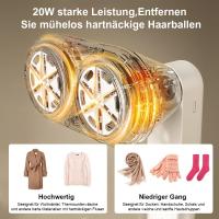 Quitapelusa recargable con Doble Cabezal Indicador LED - Eliminador de Pelusas de Doble Cabeza, 2 Velocidades Ajustables, Afeitado Eficiente de 6 Hojas para Ropa, Máquina Quita Pelusa de Ropa, Alfalbra, Bufanda, Jersey, - details 4